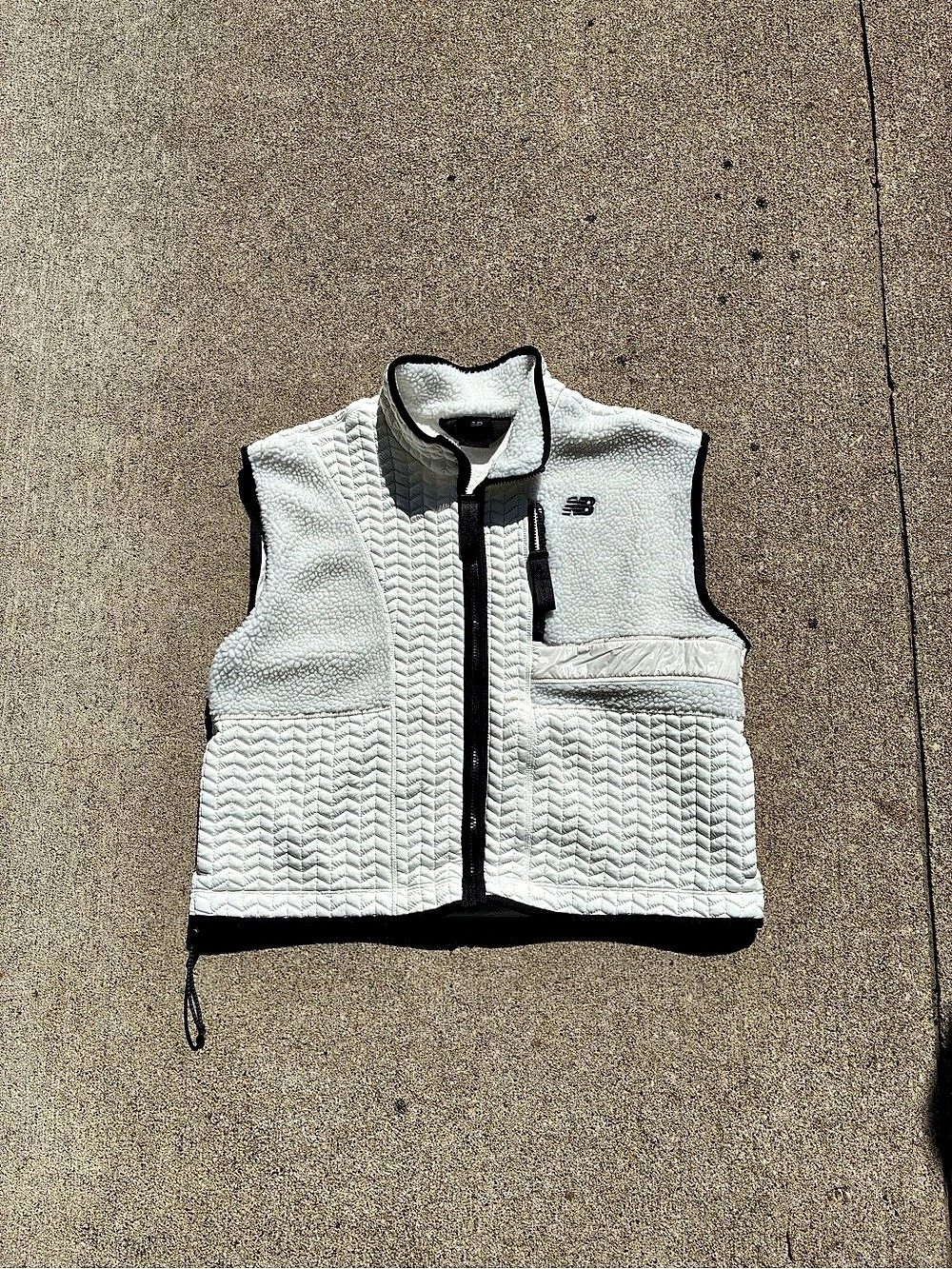 New Balance white vest